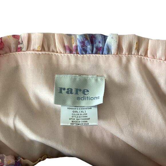 Rare Editions Youth Size XL Spring Dance Boho Fancy Dress Flowers - Picture 6 of 6